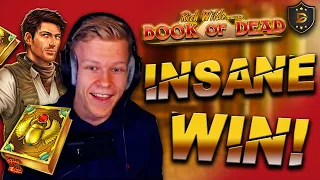 INSANE WIN on Book of dead!! MASSIVE BONUS!